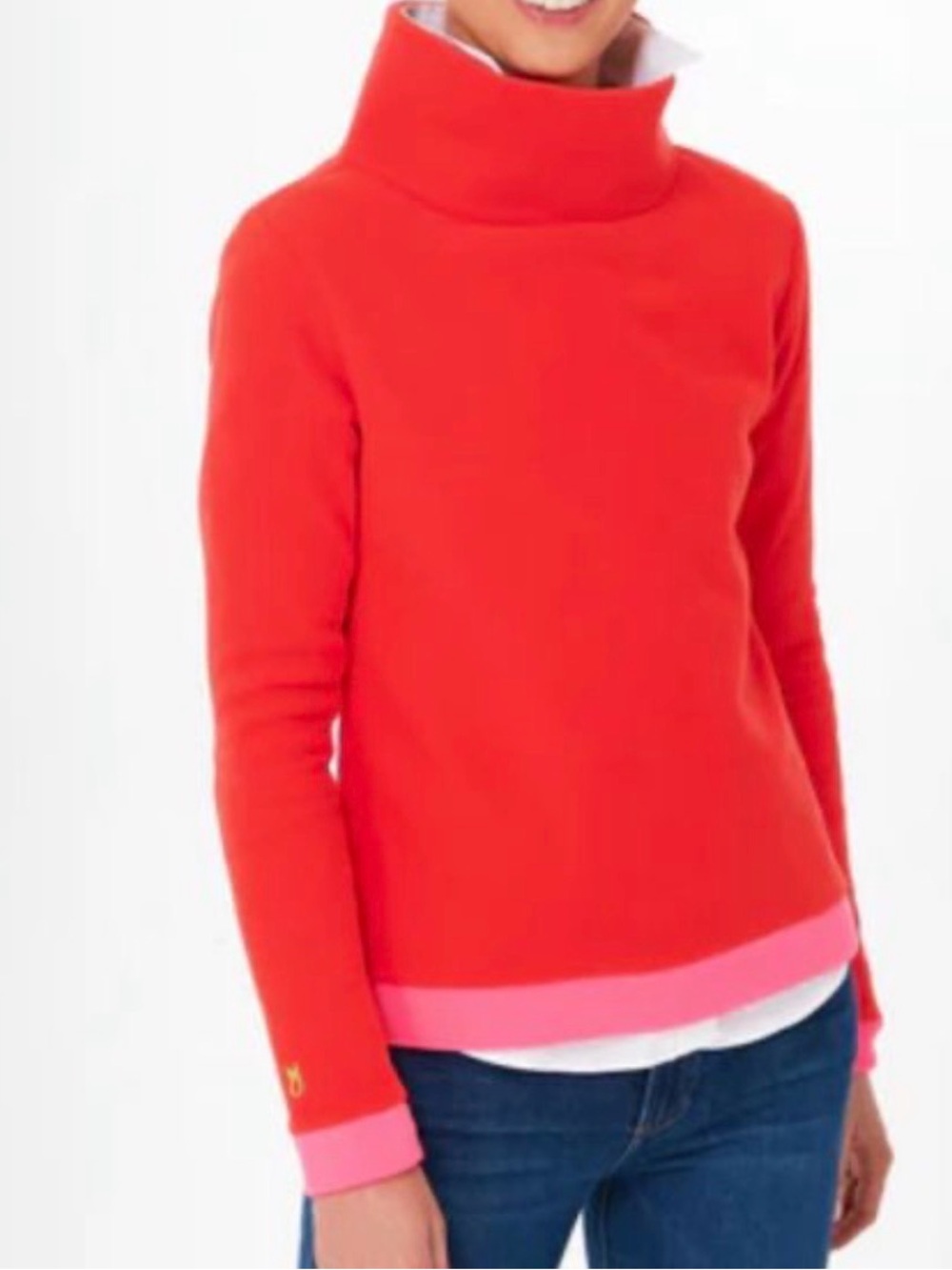 Dudley Stephens body turtle neck Fleece material XS